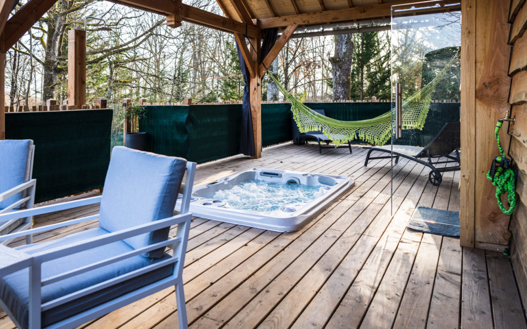 Spa cabane spa boismorand week end amoureux